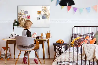 Magnetická kreslící tabule s motivem exotických listů