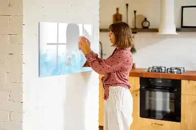 Magnetická kreslící tabule Malované kaňky