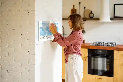 Magnetická kreslící tabule mapy kontinentů