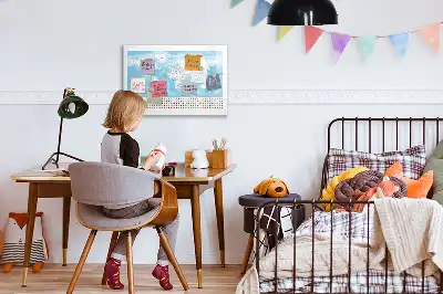 Magnetická kreslící tabule mapy kontinentů