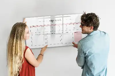 Magnetická kreslící tabule můj týdenní plánovač