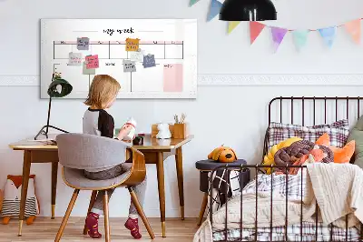 Magnetická kreslící tabule můj týdenní plánovač