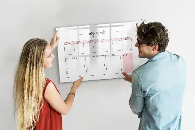 Magnetická kreslící tabule můj týdenní plánovač