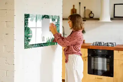 Magnetická kreslící tabule s motivem exotické listy