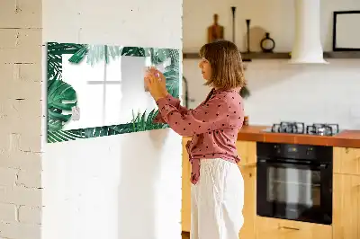 Magnetická kreslící tabule s motivem exotické listy