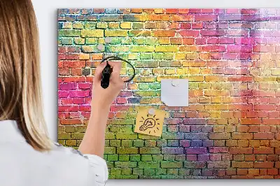 Popisovatelná magnetická tabule malovaná zeď