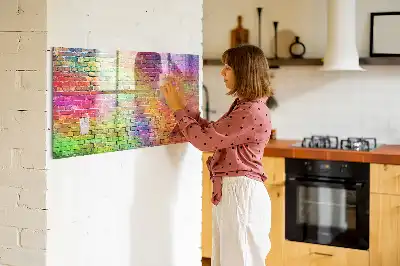 Popisovatelná magnetická tabule malovaná zeď