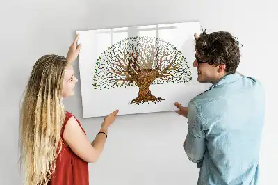 Magnetická kreslící tabule ve tvaru kořene stromu