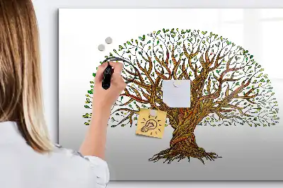 Magnetická kreslící tabule ve tvaru kořene stromu
