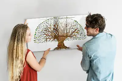 Magnetická kreslící tabule ve tvaru kořene stromu