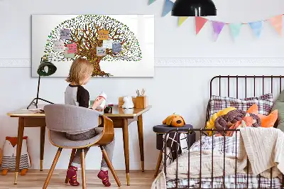Magnetická kreslící tabule ve tvaru kořene stromu