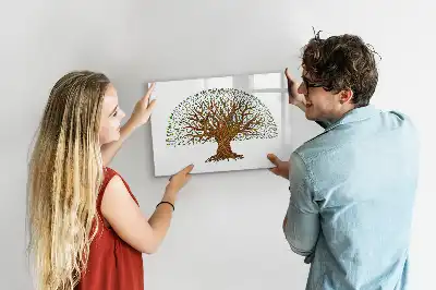 Magnetická kreslící tabule ve tvaru kořene stromu