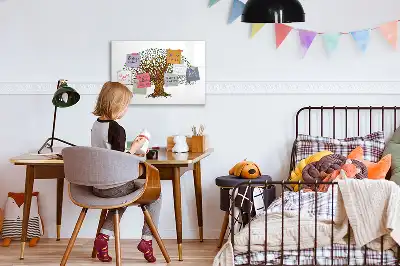 Magnetická kreslící tabule ve tvaru kořene stromu