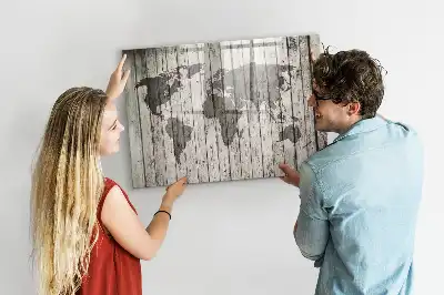 Magnetická kreslící tabule motiv mapa světa