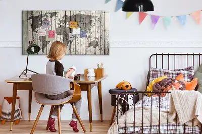 Magnetická kreslící tabule motiv mapa světa