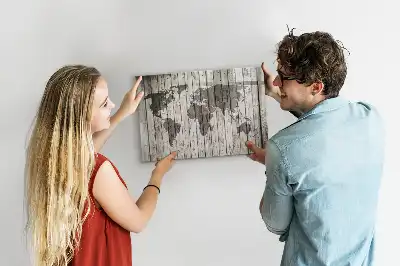 Magnetická kreslící tabule motiv mapa světa