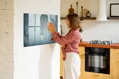 Magnetická kreslící tabule v designu vintage mapy