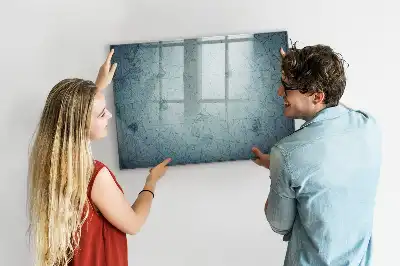 Magnetická kreslící tabule v designu vintage mapy