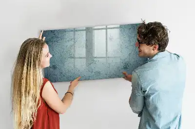 Magnetická kreslící tabule v designu vintage mapy