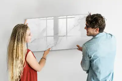 Popisovatelná magnetická tabule dekorativní mramor