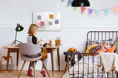 Popisovatelná magnetická tabule dekorativní mramor