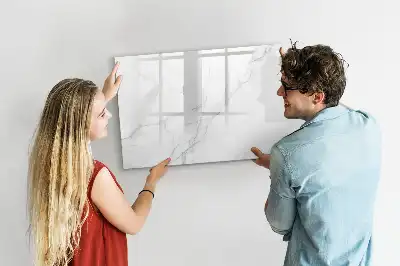 Popisovatelná magnetická tabule dekorativní mramor