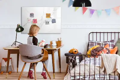 Popisovatelná magnetická tabule dekorativní mramor