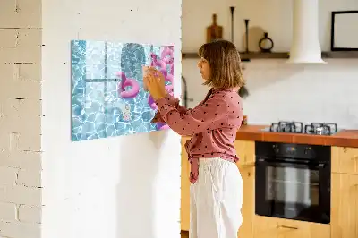Magnetická kreslící tabule nafukovací plameňáci