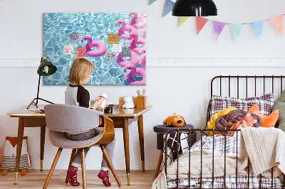 Magnetická kreslící tabule nafukovací plameňáci