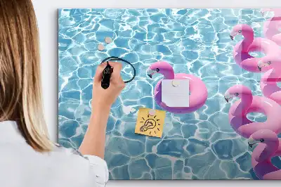 Magnetická kreslící tabule nafukovací plameňáci