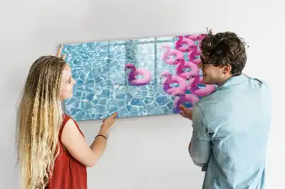 Magnetická kreslící tabule nafukovací plameňáci