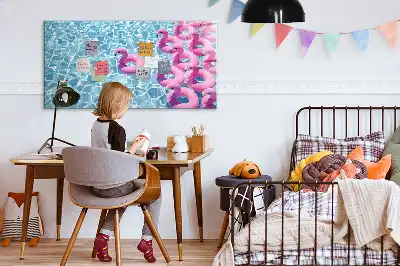 Magnetická kreslící tabule nafukovací plameňáci