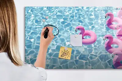 Magnetická kreslící tabule nafukovací plameňáci