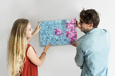 Magnetická kreslící tabule nafukovací plameňáci