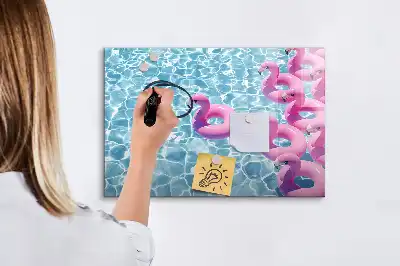 Magnetická kreslící tabule nafukovací plameňáci