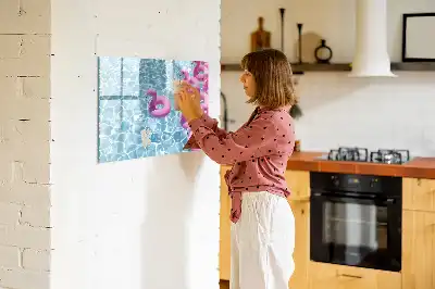 Magnetická kreslící tabule nafukovací plameňáci