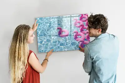 Magnetická kreslící tabule nafukovací plameňáci