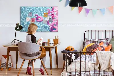 Magnetická kreslící tabule nafukovací plameňáci