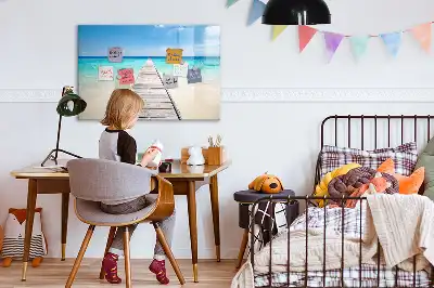 Popisovatelná magnetická tabule tropický ostrov