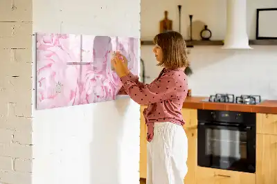 Magnetická kreslící tabule s motivem kvetoucích květin