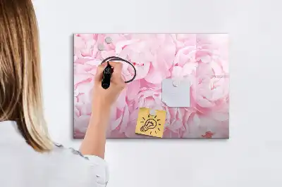 Magnetická kreslící tabule s motivem kvetoucích květin