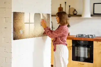 Magnetická popisovatelná tabule se starou mapou světa
