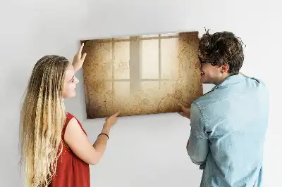 Magnetická popisovatelná tabule se starou mapou světa