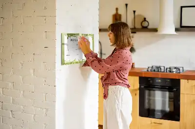 Magnetická kreslící tabule týdenní plánovač