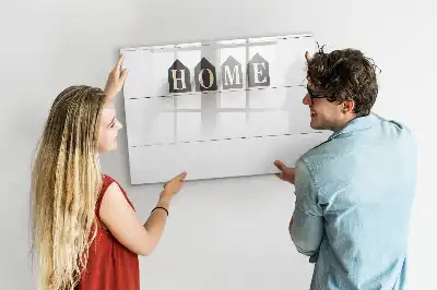 Magnetická kreslicí tabule nápis Domov