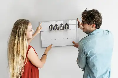 Magnetická kreslicí tabule nápis Domov