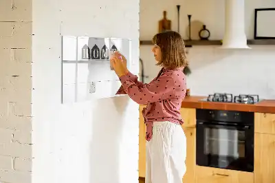 Magnetická kreslicí tabule nápis Domov