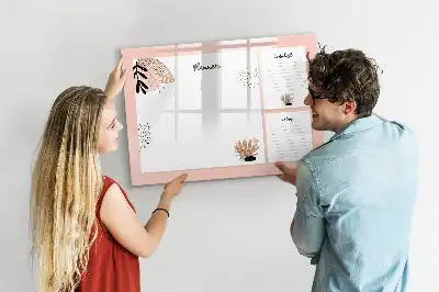 Magnetická kreslící tabule poznámky do plánovače
