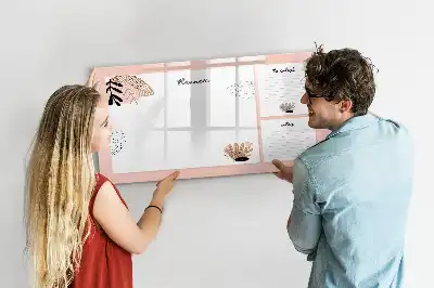 Magnetická kreslící tabule poznámky do plánovače