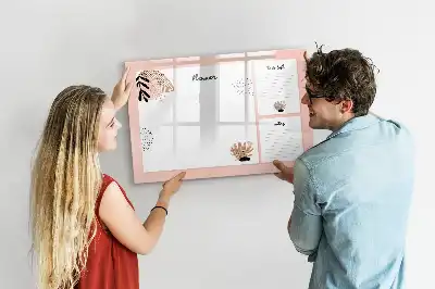 Magnetická kreslící tabule poznámky do plánovače